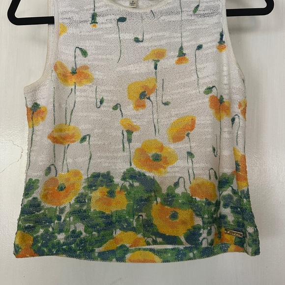 St.John Sport Knit Floral Twin Cardigan Set - Picture 10 of 16